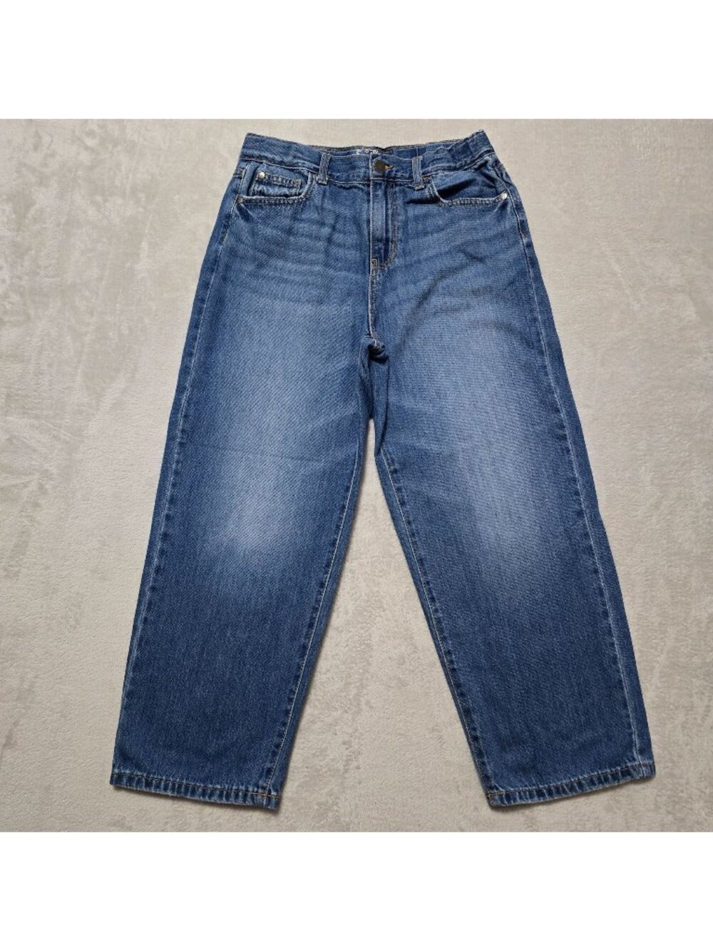 Art Class Girls Baggy Skater Girl 2000s Y2K Oversized Denim Blue Jeans 12